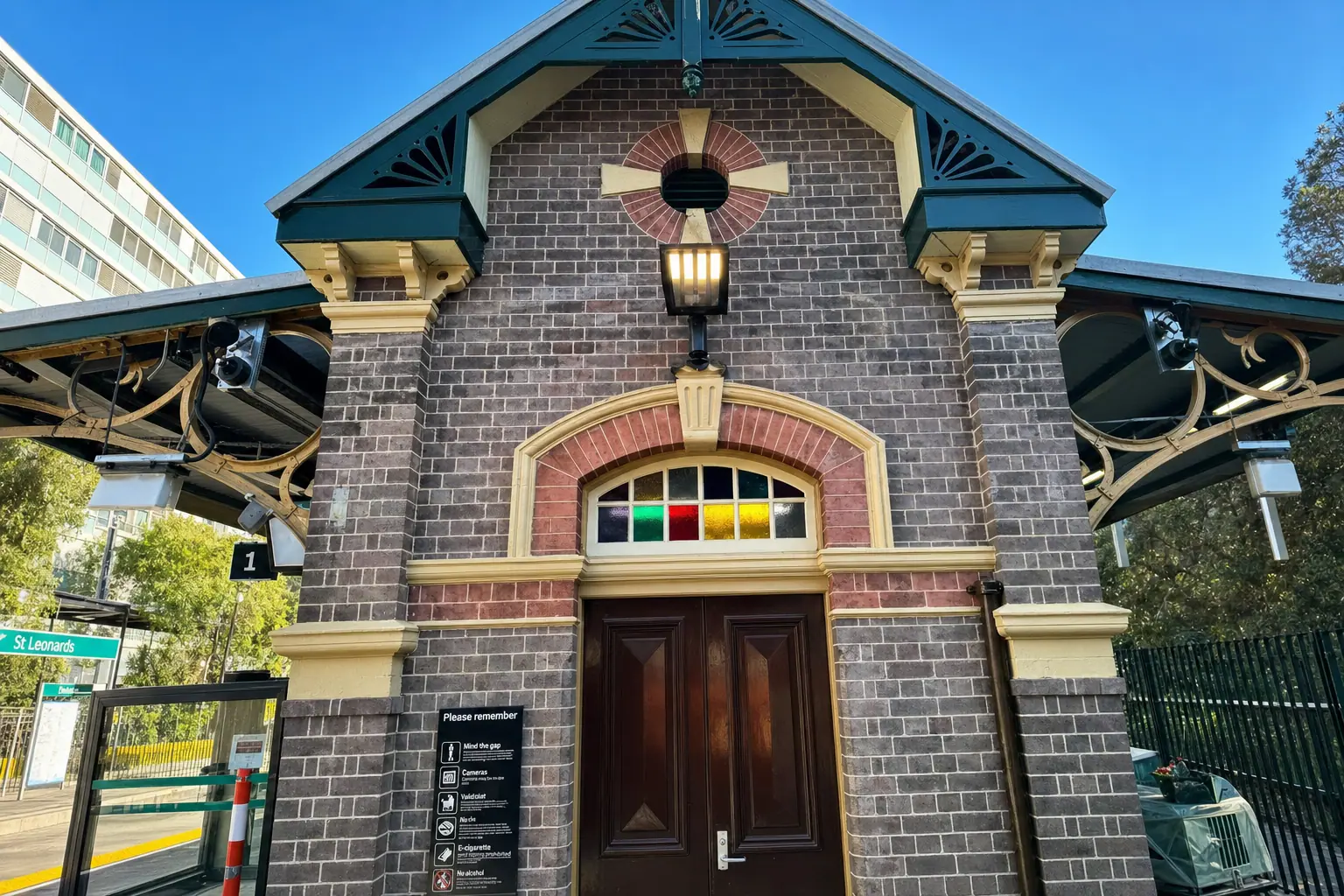 Heritage timber restoration project featuring ornate entrance doors and architectural details